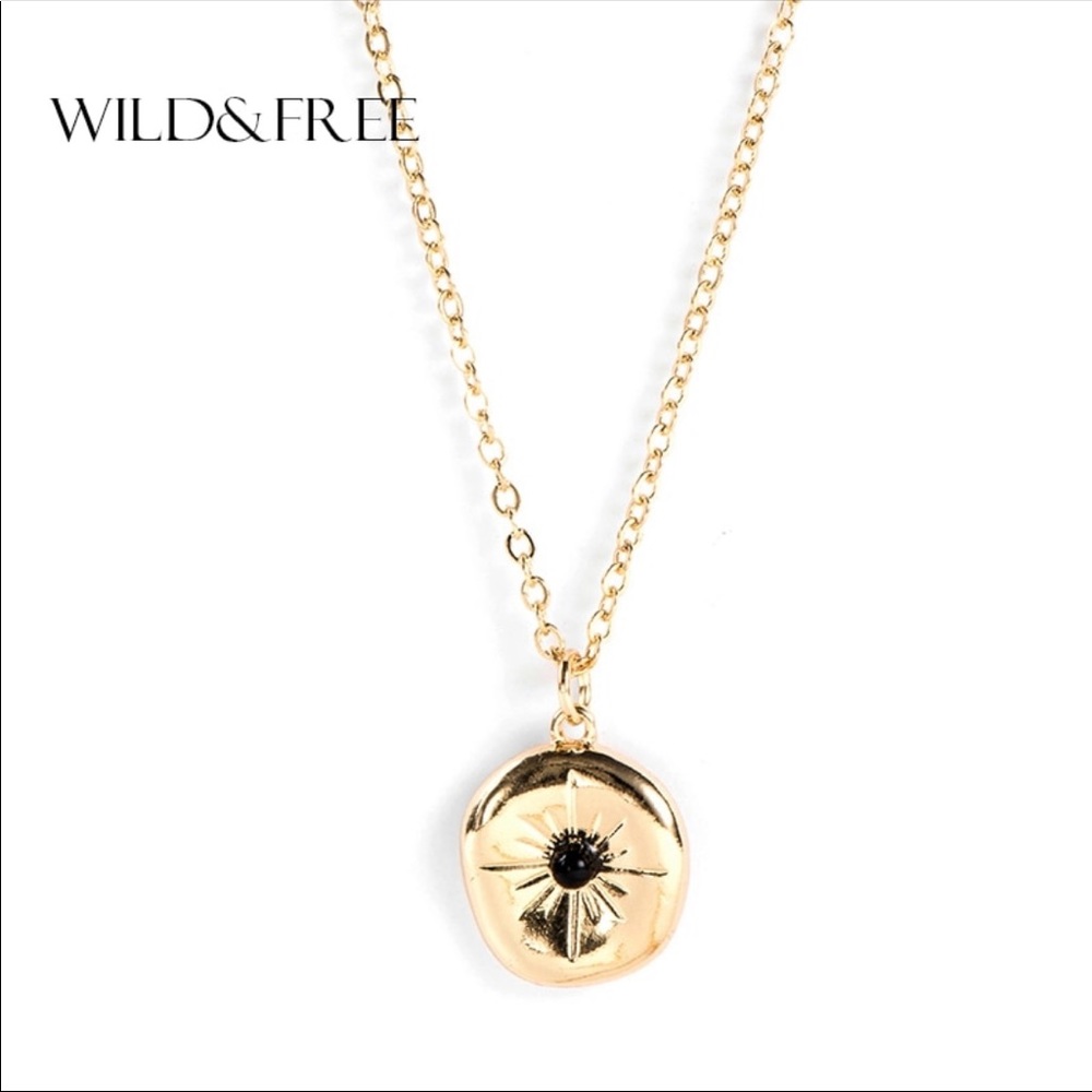 💕 dainty sunburst necklace 💕 - Picture 2 of 5